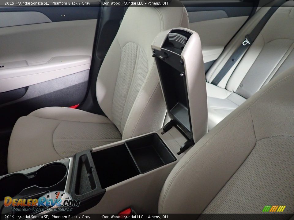 2019 Hyundai Sonata SE Phantom Black / Gray Photo #33