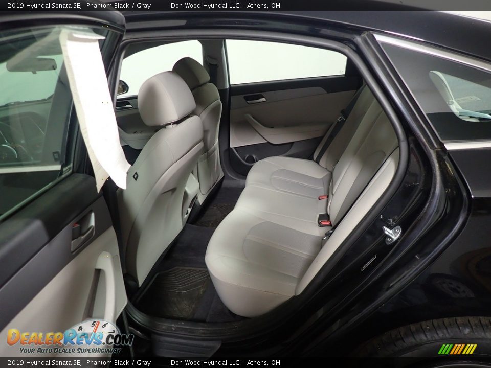 2019 Hyundai Sonata SE Phantom Black / Gray Photo #35