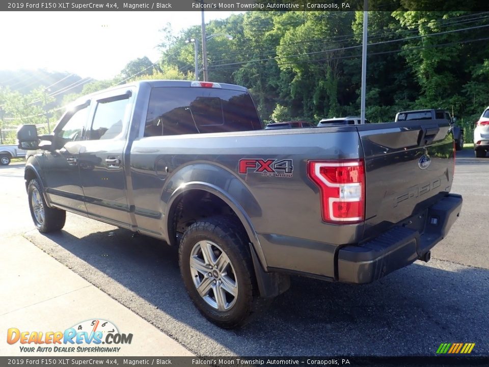 2019 Ford F150 XLT SuperCrew 4x4 Magnetic / Black Photo #4