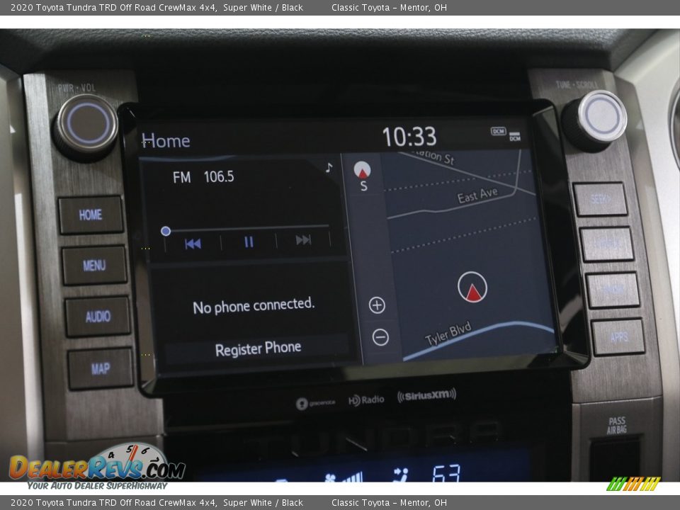 2020 Toyota Tundra TRD Off Road CrewMax 4x4 Super White / Black Photo #10