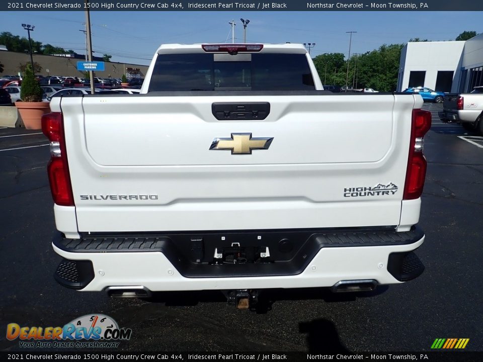 2021 Chevrolet Silverado 1500 High Country Crew Cab 4x4 Iridescent Pearl Tricoat / Jet Black Photo #6