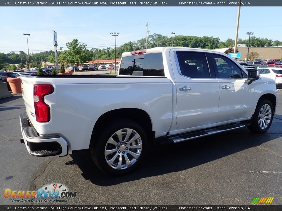 2021 Chevrolet Silverado 1500 High Country Crew Cab 4x4 Iridescent Pearl Tricoat / Jet Black Photo #8