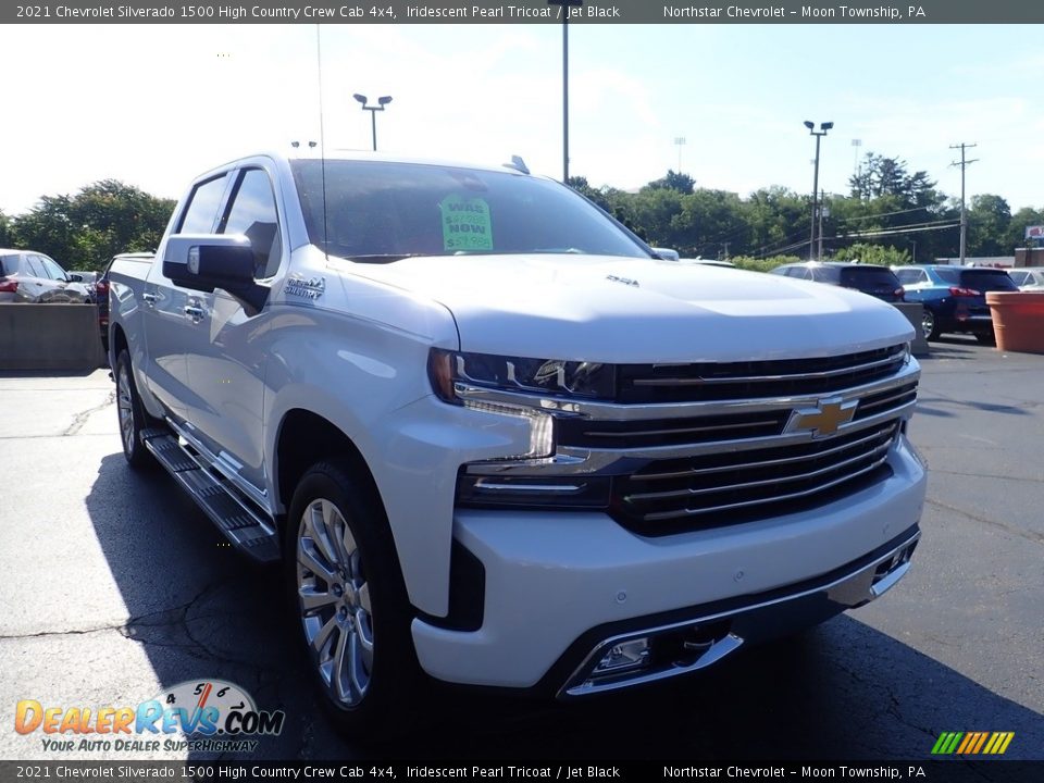 2021 Chevrolet Silverado 1500 High Country Crew Cab 4x4 Iridescent Pearl Tricoat / Jet Black Photo #11