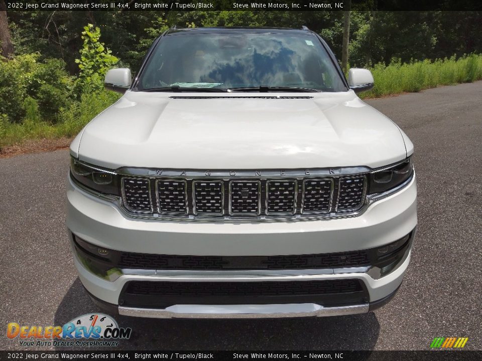 2022 Jeep Grand Wagoneer Series III 4x4 Bright white / Tupelo/Black Photo #3