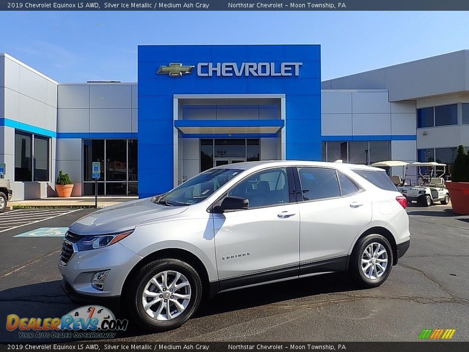 2019 Chevrolet Equinox LS AWD Silver Ice Metallic / Medium Ash Gray Photo #1