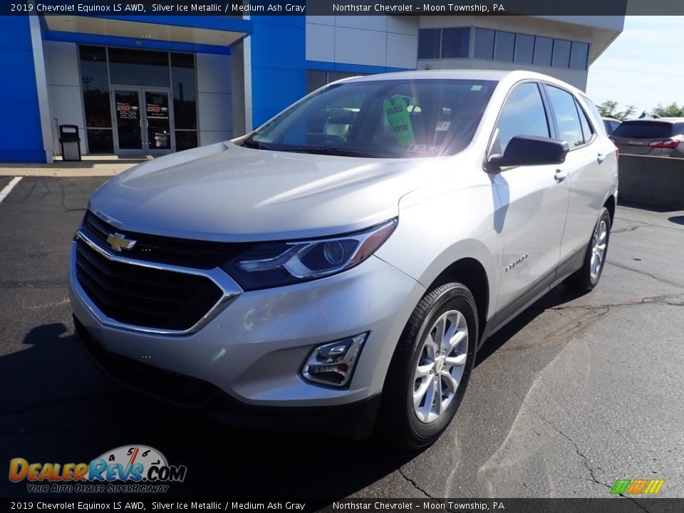 2019 Chevrolet Equinox LS AWD Silver Ice Metallic / Medium Ash Gray Photo #2