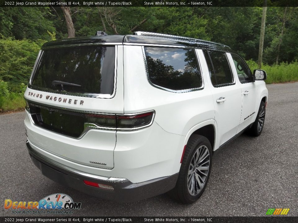 2022 Jeep Grand Wagoneer Series III 4x4 Bright white / Tupelo/Black Photo #6