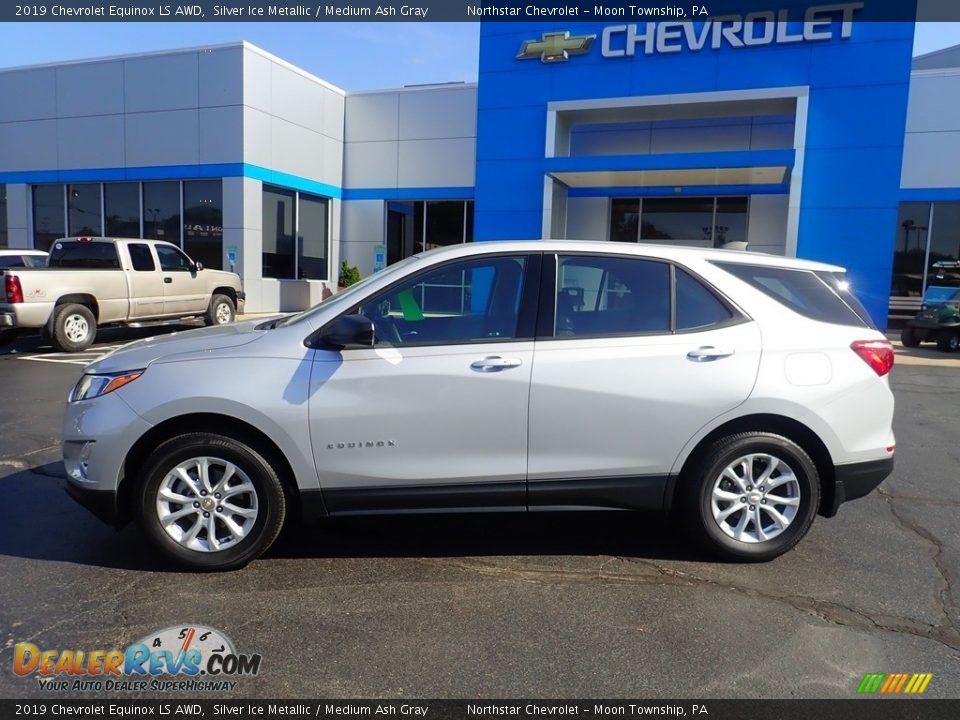 2019 Chevrolet Equinox LS AWD Silver Ice Metallic / Medium Ash Gray Photo #3