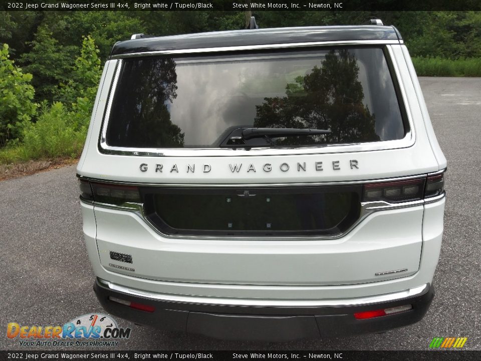 2022 Jeep Grand Wagoneer Series III 4x4 Bright white / Tupelo/Black Photo #7