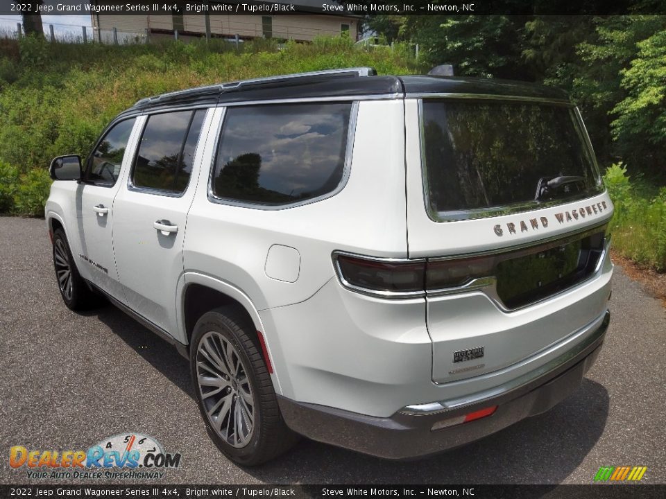 2022 Jeep Grand Wagoneer Series III 4x4 Bright white / Tupelo/Black Photo #8