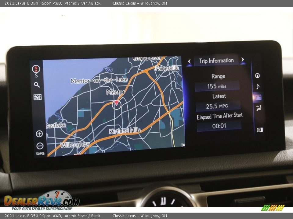 Navigation of 2021 Lexus IS 350 F Sport AWD Photo #11