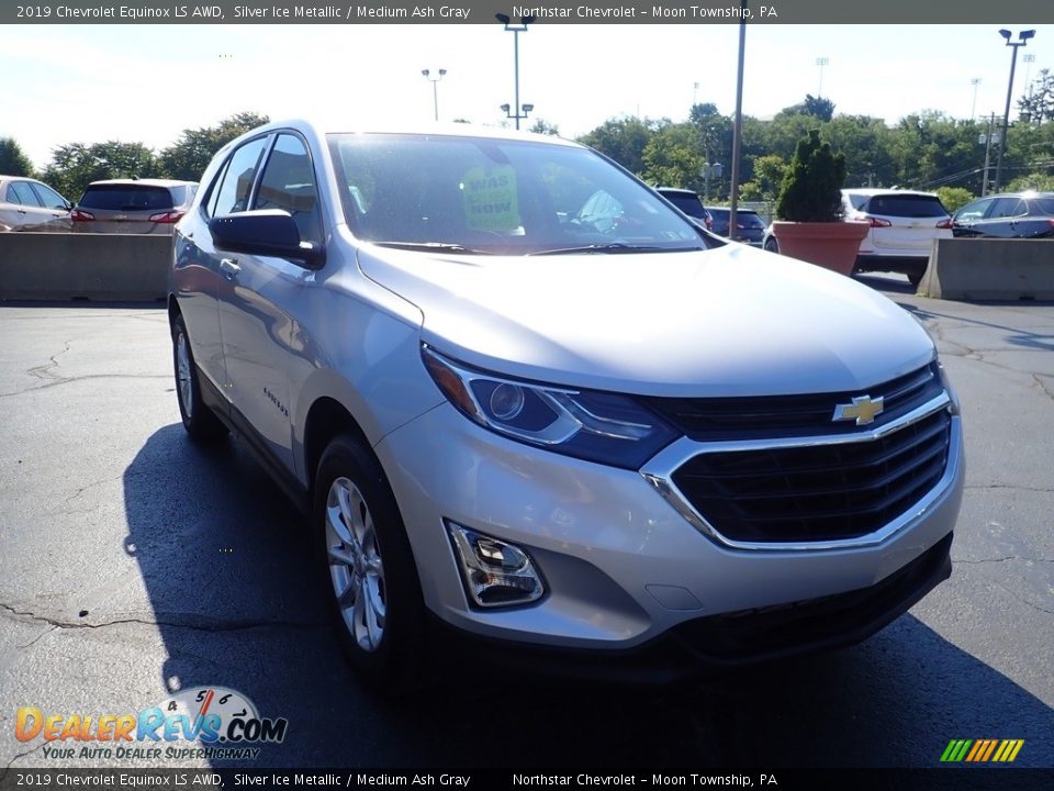 2019 Chevrolet Equinox LS AWD Silver Ice Metallic / Medium Ash Gray Photo #12