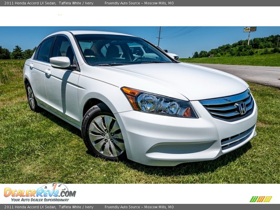 2011 Honda Accord LX Sedan Taffeta White / Ivory Photo #1