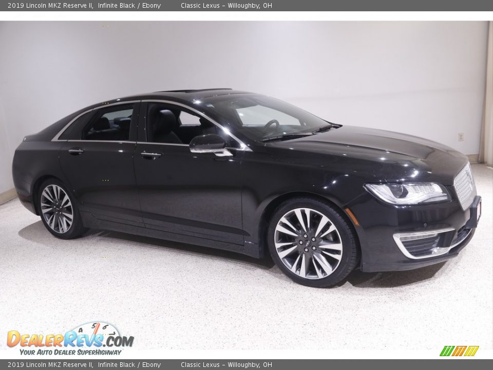 2019 Lincoln MKZ Reserve II Infinite Black / Ebony Photo #1