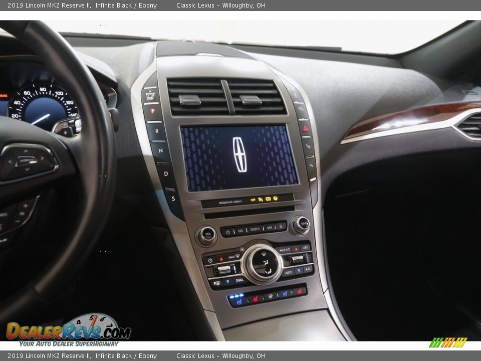 2019 Lincoln MKZ Reserve II Infinite Black / Ebony Photo #10