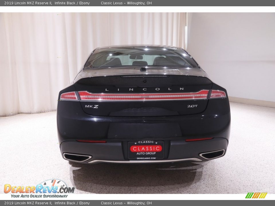 2019 Lincoln MKZ Reserve II Infinite Black / Ebony Photo #21