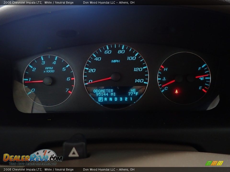 2008 Chevrolet Impala LTZ White / Neutral Beige Photo #18