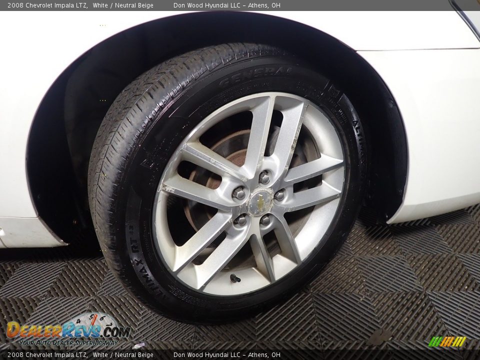 2008 Chevrolet Impala LTZ White / Neutral Beige Photo #19