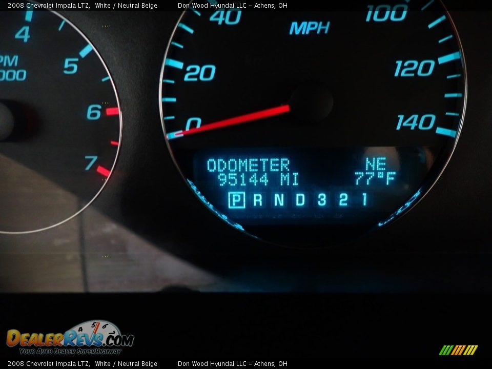 2008 Chevrolet Impala LTZ White / Neutral Beige Photo #21