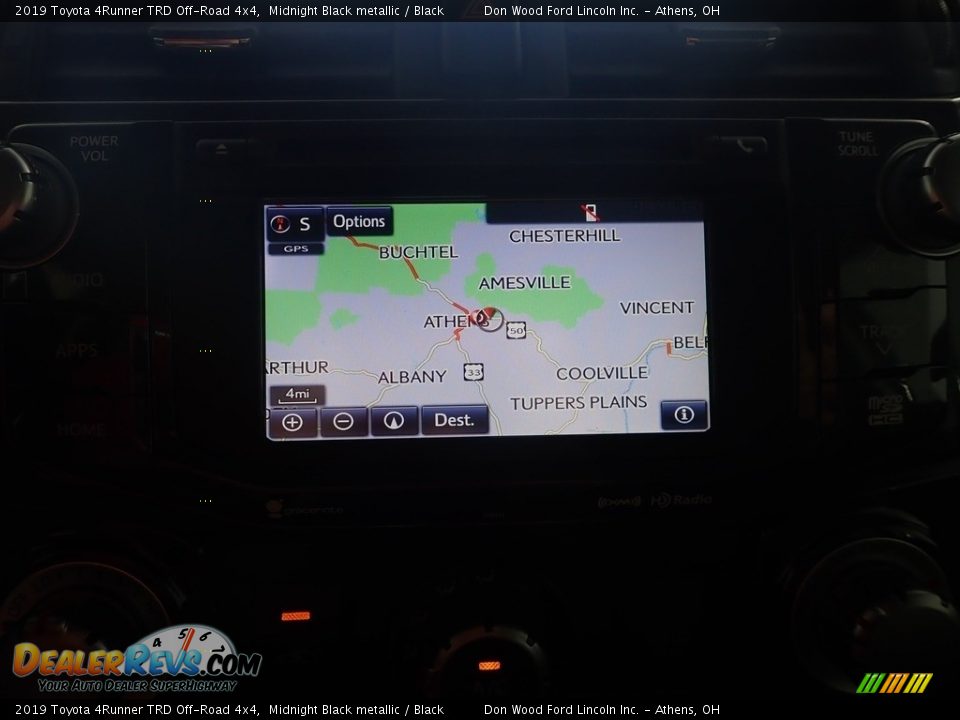 2019 Toyota 4Runner TRD Off-Road 4x4 Midnight Black metallic / Black Photo #3