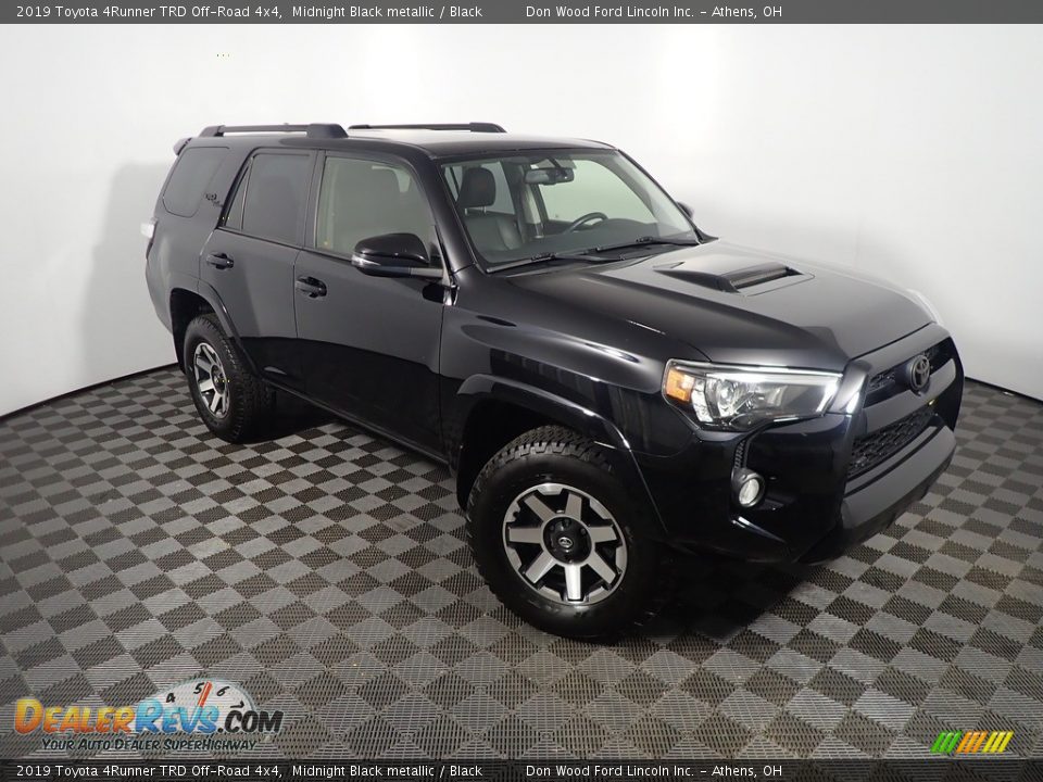 2019 Toyota 4Runner TRD Off-Road 4x4 Midnight Black metallic / Black Photo #5