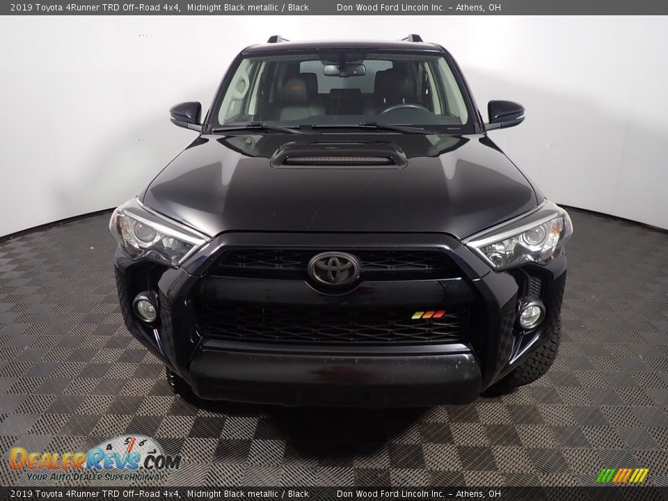 2019 Toyota 4Runner TRD Off-Road 4x4 Midnight Black metallic / Black Photo #7