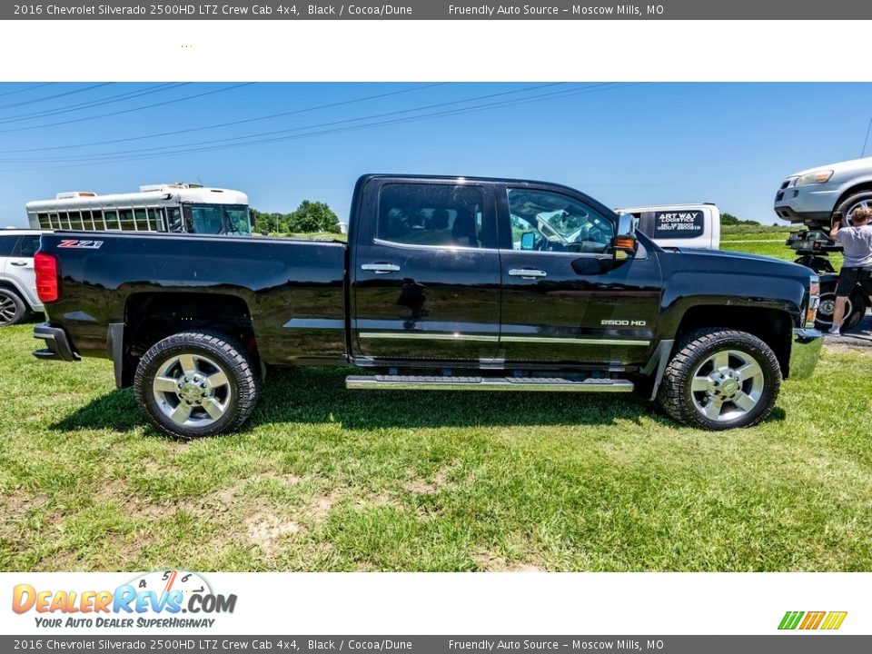 2016 Chevrolet Silverado 2500HD LTZ Crew Cab 4x4 Black / Cocoa/Dune Photo #3