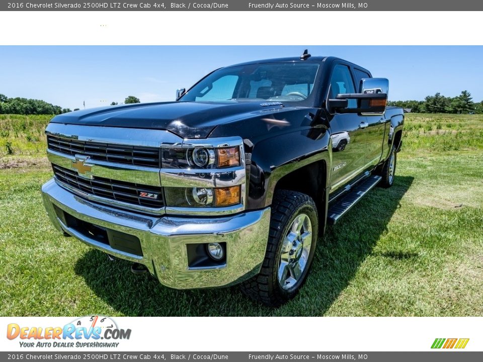 2016 Chevrolet Silverado 2500HD LTZ Crew Cab 4x4 Black / Cocoa/Dune Photo #8