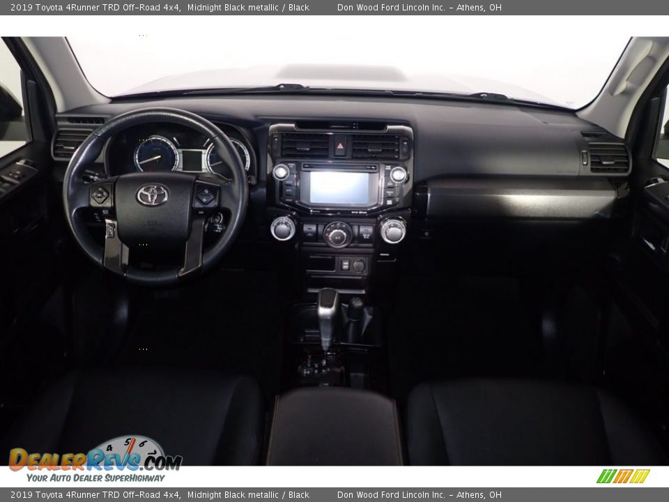 2019 Toyota 4Runner TRD Off-Road 4x4 Midnight Black metallic / Black Photo #26