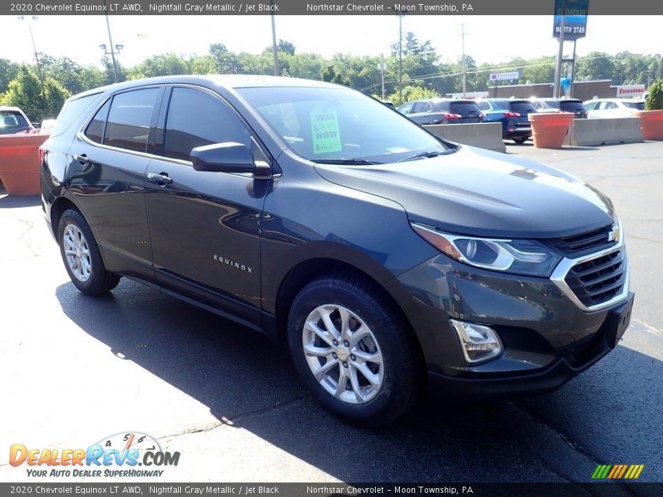 2020 Chevrolet Equinox LT AWD Nightfall Gray Metallic / Jet Black Photo #11