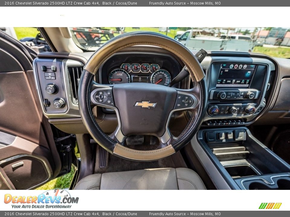 2016 Chevrolet Silverado 2500HD LTZ Crew Cab 4x4 Black / Cocoa/Dune Photo #27