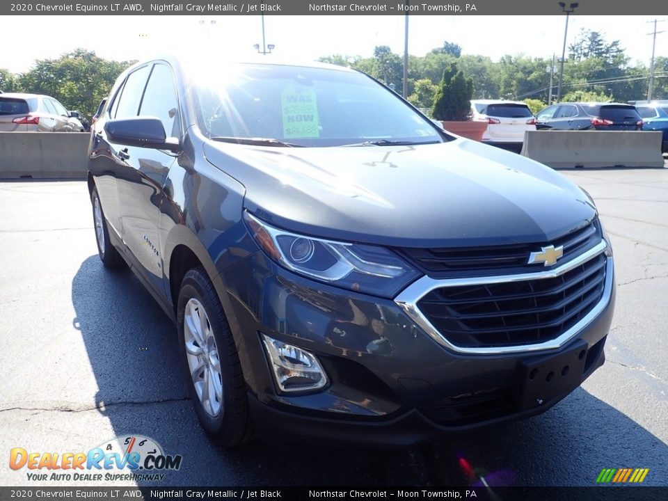 2020 Chevrolet Equinox LT AWD Nightfall Gray Metallic / Jet Black Photo #12