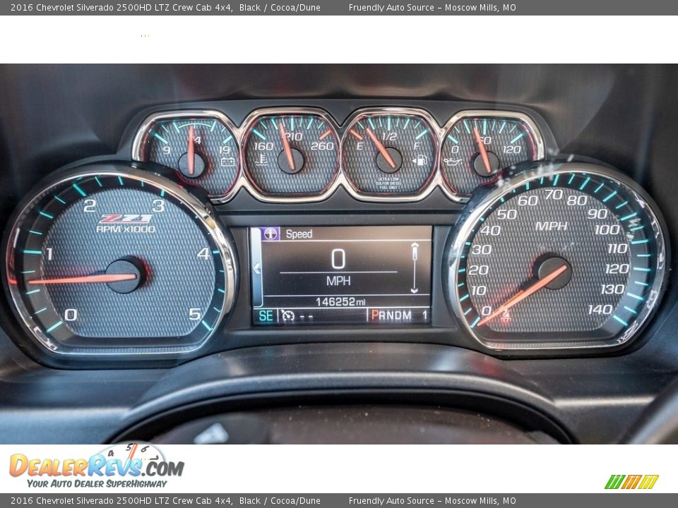 2016 Chevrolet Silverado 2500HD LTZ Crew Cab 4x4 Gauges Photo #29