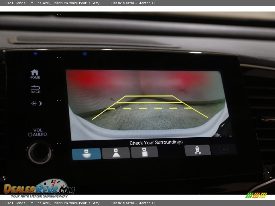 2021 Honda Pilot Elite AWD Platinum White Pearl / Gray Photo #13
