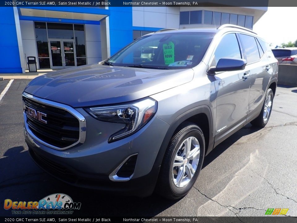 2020 GMC Terrain SLE AWD Satin Steel Metallic / Jet Black Photo #2