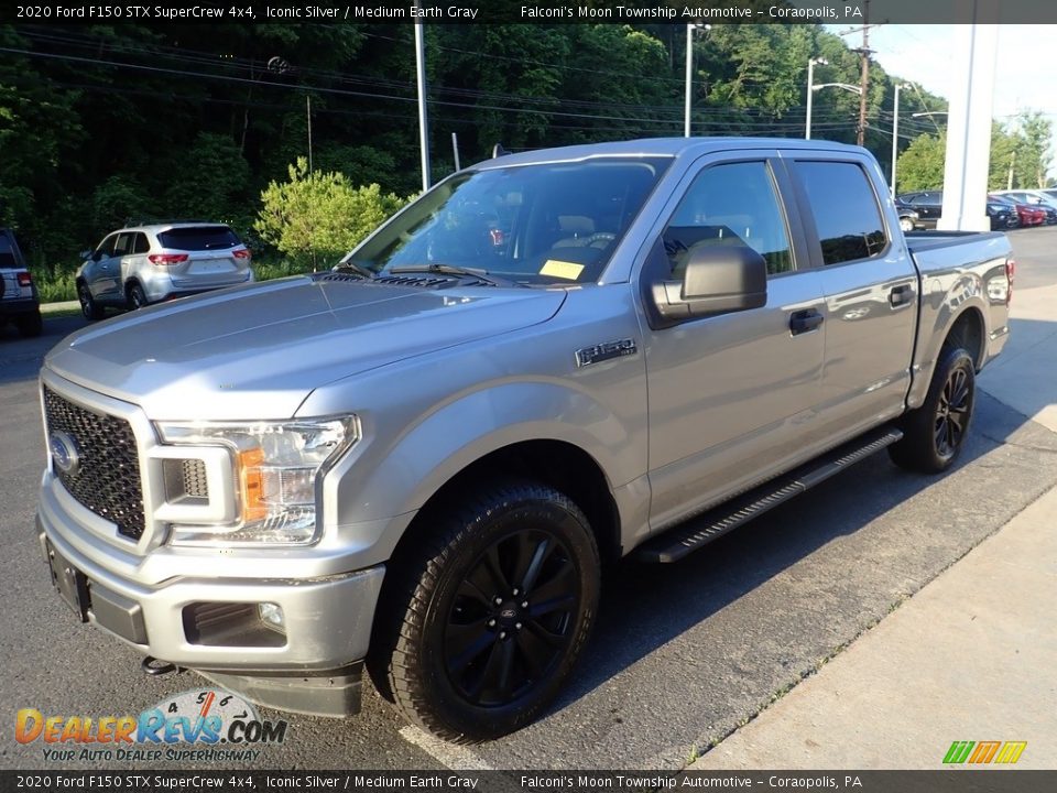 2020 Ford F150 STX SuperCrew 4x4 Iconic Silver / Medium Earth Gray Photo #6