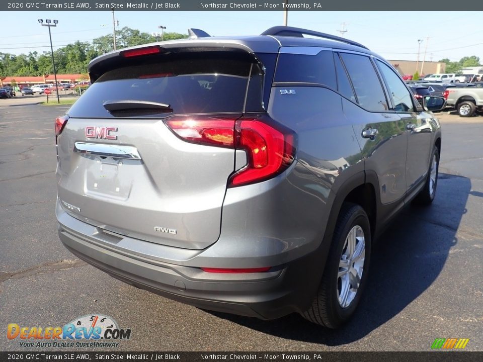 2020 GMC Terrain SLE AWD Satin Steel Metallic / Jet Black Photo #8