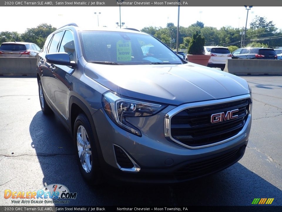 2020 GMC Terrain SLE AWD Satin Steel Metallic / Jet Black Photo #12