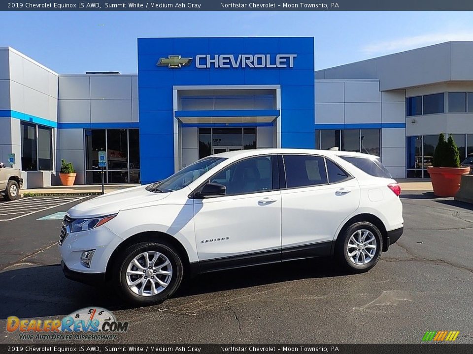 2019 Chevrolet Equinox LS AWD Summit White / Medium Ash Gray Photo #1