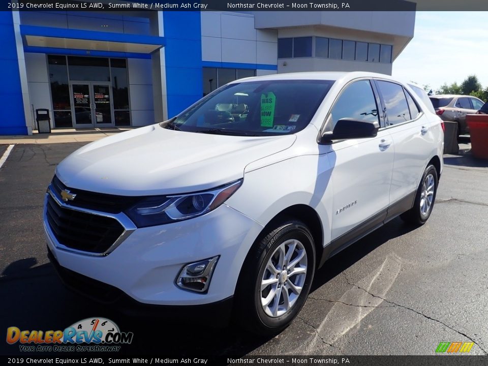 2019 Chevrolet Equinox LS AWD Summit White / Medium Ash Gray Photo #2