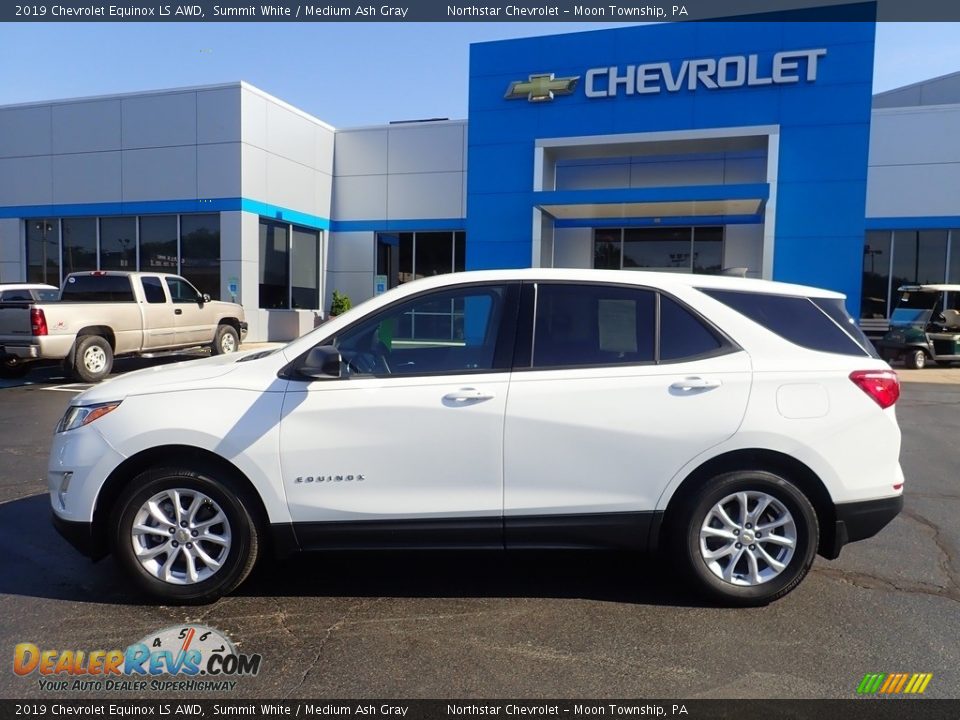 2019 Chevrolet Equinox LS AWD Summit White / Medium Ash Gray Photo #3