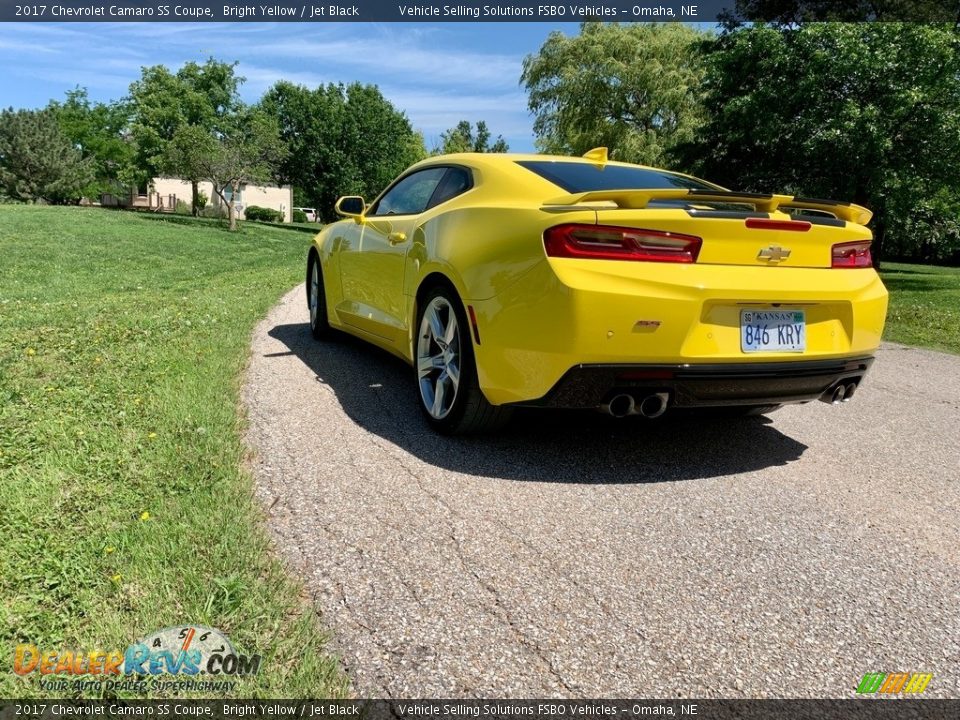 2017 Chevrolet Camaro SS Coupe Bright Yellow / Jet Black Photo #9