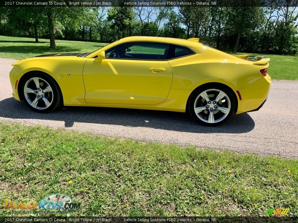 2017 Chevrolet Camaro SS Coupe Bright Yellow / Jet Black Photo #10