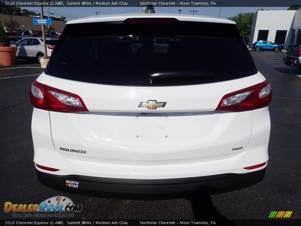 2019 Chevrolet Equinox LS AWD Summit White / Medium Ash Gray Photo #6