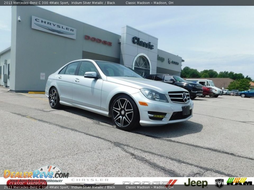 2013 Mercedes-Benz C 300 4Matic Sport Iridium Silver Metallic / Black Photo #1