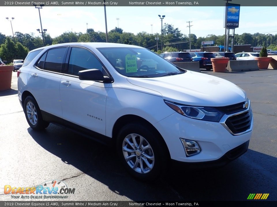 2019 Chevrolet Equinox LS AWD Summit White / Medium Ash Gray Photo #11