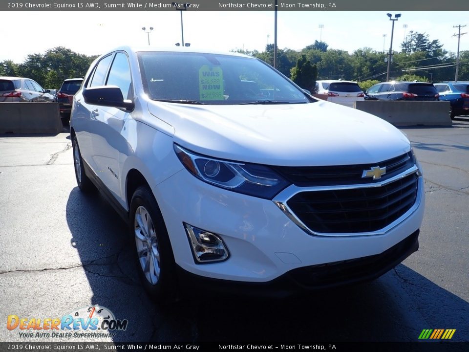 2019 Chevrolet Equinox LS AWD Summit White / Medium Ash Gray Photo #12