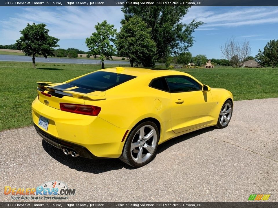 2017 Chevrolet Camaro SS Coupe Bright Yellow / Jet Black Photo #17