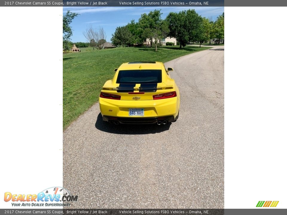 2017 Chevrolet Camaro SS Coupe Bright Yellow / Jet Black Photo #20