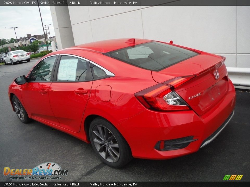 Rallye Red 2020 Honda Civic EX-L Sedan Photo #9